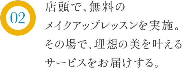 成長を促し、サポートしてくださったチーフ。チーフを引き継ぎ、スタッフや店舗を支えていく。